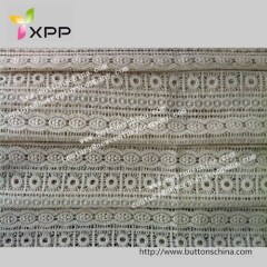 012 Fashion Beautful Embroidry Webbing Fabric Lace for Cloth