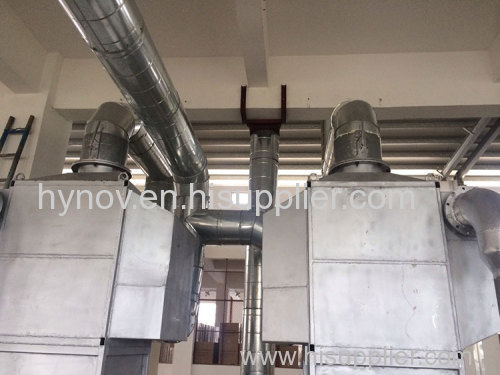 The heat recovery case of tail gas of Curing Furnace for drying