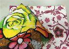Beautiful Polyester Cotton Floral Batik Fabric African Wax Cloth For Hand Bag