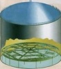 Chemical and oil storage tank assembling aluminum and stainless steel Internal Floating Roof