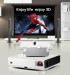 Enter-taiment for home theater projector office&edu-cation DLP 1280*800 laser 3LCD 3LED projector