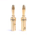 Vention 2PCS Banana Plug for Video 24K Speaker Copper 4mm Banana Plug Black & Red Banana Plug Audio Connector