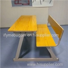 H2044s School Desk With Bench