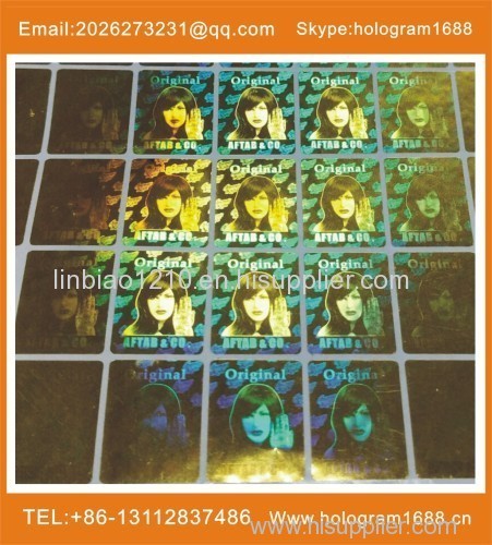 2D HOLOGRAM STICKER LALBES