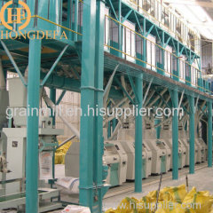 Full automatic 100 ton per day wheat flour mill wheat flour making machine