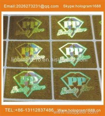 laser adhesive hologram sticker