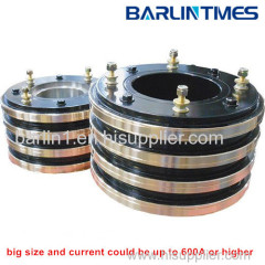 Carbon brush slip ring with big size and current for packing equipment from Barlin Times