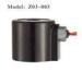 Black Waterproof Plastic Solenoid Valve Coil AC220V DC24V Normal Thermoset