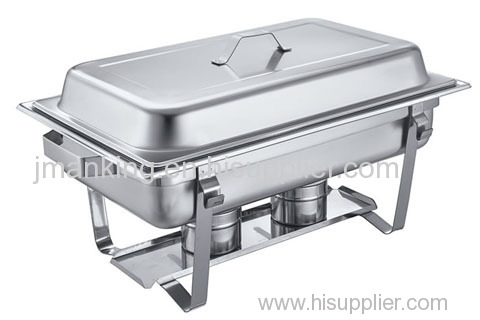 433 Banquet table with chafing dish heaters