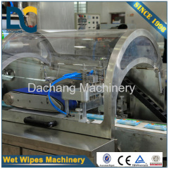 Full automatic wet tissue folding and packing machine wet tissue packing machine