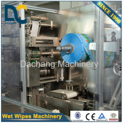 Full automatic wet tissue folding and packing machine wet tissue packing machine