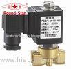 2 Way Direct Acting Air Solenoid Valve 1/8 3/8For Safety Fast Open / Close