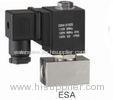 Energy Saving Low Power Solenoid Valve High Pressure Pilot Operated