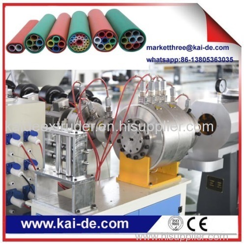 HDPE silicon tube production line for air blowing fiber optic cable system