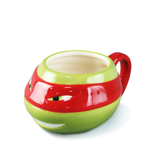 The 3d red tortoise shaped ceramic water cup