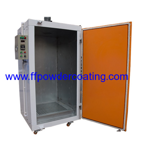 Powder coating oven for wheel rim