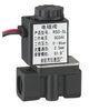 PP Black 2 Way Mini Solenoid Valve Direct Acting NC 1 / 8 " - 1 / 4 " DC24V 12V