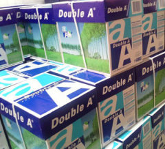 Double A A4 copy paper A4 copy paper 80gsm 75gsm factory price