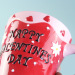 8 oz insulated double wall ceramic coffee cup in valentine's day