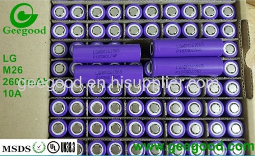 LG Chem 18650 high amp battery MF1 MF2 M26 MG1 MH1 MJ1 2200mAh 2600mAh 2900mAh 3200mAh 3500mAh 10A power batteries