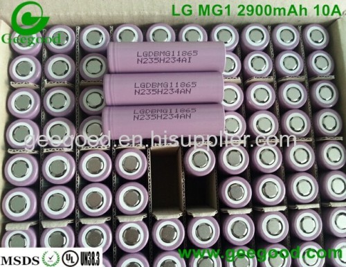 LG Chem 18650 high amp battery MF1 MF2 M26 MG1 MH1 MJ1 2200mAh 2600mAh 2900mAh 3200mAh 3500mAh 10A power batteries