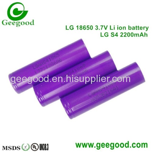 LG 18650 batteries S3 B4 C2 D1 D2 E1 FIL 2200mAh 2600mAh 2800mAh 3000mAh 3200MaH 3350mAh good quality batteries