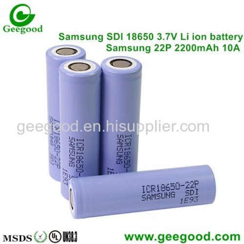 Samsung SDI 22P 22PM 29E 32E 35E 2200mAh 2900mAh 3200mAh 3500mAh high power 10A 18650 battery for power tool e-bike