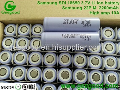 Samsung SDI 22P 22PM 29E 32E 35E 2200mAh 2900mAh 3200mAh 3500mAh high power 10A 18650 battery for power tool e-bike