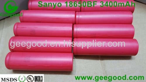 Red Sanyo 18650GA 18650BF 3400mAh 3500mAh 10A high power high capacity 18650 batteries