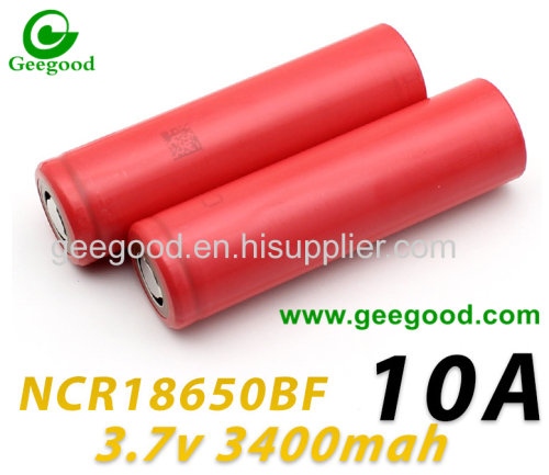 Red Sanyo 18650GA 18650BF 3400mAh 3500mAh 10A high power high capacity 18650 batteries