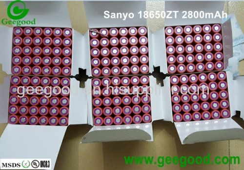 Sanyo 18650 ZY 18650 ZT 18650 ZTA 2600mAh 2800mAh 3000mAh 18650 3.7V li ion batteries