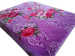 Purple color cloud blanket 200*240cm soft feeling