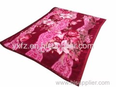 Purple color cloud blanket 200*240cm soft feeling