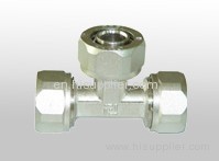 Tee-Equal Compression brass fittings