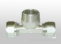 Tee-Equal Compression brass fittings