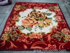 rust red color cloud blanket 200*240cm