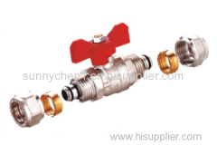 Quality-Assured high pressure natural gas safety valve brass ball valve for heating