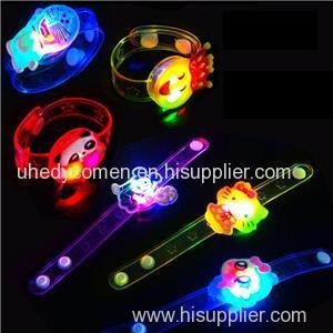 Factory Directly Deal LED Light Up Bracelet Cartoon Wristband Dropshipping Cheap LED Wrist Strap