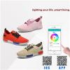 New Arrival App Control LED Lighting Up Sport Shoes For Woman And Child
