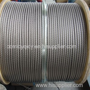 Stainless Steel Wire Rope 6x37+IWRC