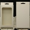 Rectangular Packaging For Mobile Phone With Recycled Grey Board Top Sheet Liner Sheet 4 Colors Embossing Uv Ink