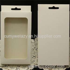 Rectangular Packaging For Mobile Phone With Recycled Grey Board Top Sheet Liner Sheet 4 Colors Embossing Uv Ink