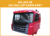 JAC Gallop 8x4 30 Ton Container Truck Cabin