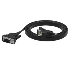 VGA to VGA Flat Cable Male to Male 15 Pin Extension Monitor Cable High Premium HDTV VGA Cable
