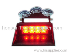 8W LED Amber Emergency Deck Dash Visor Lights for Vehicle Car