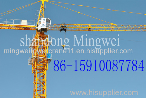Mingwei Construction Self-Erecting Tower Crane Qtz50 with Max Load: 4t/Jib48m