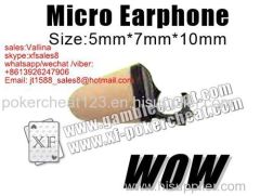 Audio Wireless Micro Spy Earphone For Poker Analyzer Information Receiver