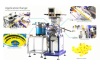Fully automatic 2-color pad printing machine with independent shuttling pads