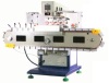 Automatic 4 color pad printer with vertical conveyor & auto pad cleaning device
