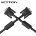 Vention Projector Extension VGA to VGA Cable with Double Magnets Ring High Premium VGA Black Cabo Male to Male